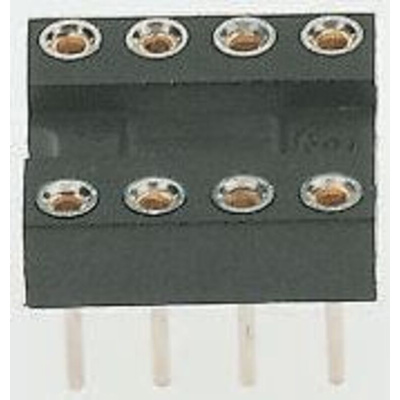 Winslow 2.54mm Pitch Vertical 32 Way, Through Hole Turned Pin Open Frame IC Dip Socket, 5A