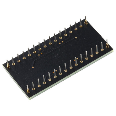 Winslow Straight Through Hole Mount 1.27 mm, 2.54 mm Pitch IC Socket Adapter, 32 Pin Female SOP to 32 Pin Male DIP
