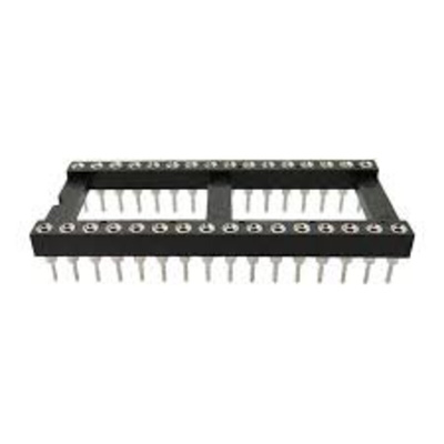 RS PRO 2.54mm Pitch 20 Way, Through Hole Turned Pin IC Dip Socket, 3A