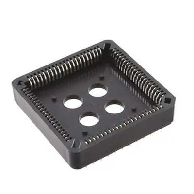 RS PRO 1.27mm Pitch 84 Way Through Hole PLCC IC Socket