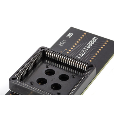 Winslow Straight Through Hole Mount 1.27 mm, 2.54 mm Pitch IC Socket Adapter, 84 Pin Female PLCC to 84 Pin Male DIP