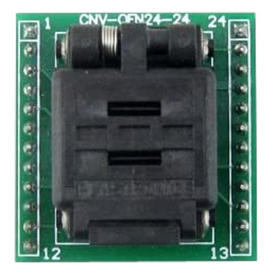 Seeit 0.5mm Pitch IC Socket Adapter, 24 Pin Female QFN to 24 Pin Male DIP