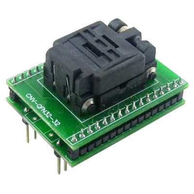 Seeit 0.5mm Pitch IC Socket Adapter, 32 Pin Female QFN to 32 Pin Male DIP