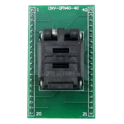 Seeit 0.5mm Pitch IC Socket Adapter, 40 Pin Female QFN to 40 Pin Male DIP