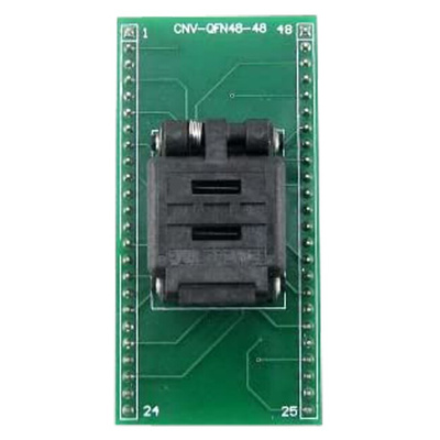 Seeit 0.5mm Pitch IC Socket Adapter, 48 Pin Female QFN to 48 Pin Male DIP