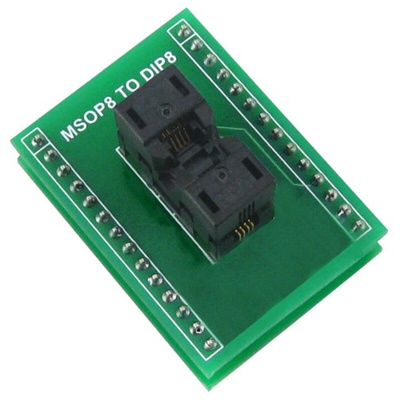 Seeit 0.65mm Pitch IC Socket Adapter, 8 Pin Female SSOP to 28 Pin Male DIP