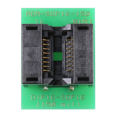 Seeit Test & Burn-in Socket, 16 Pin DIP to 16 Pin SOIC