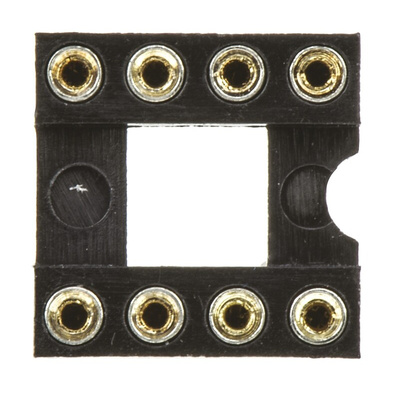 ASSMANN WSW 2.54mm Pitch Vertical 8 Way, Through Hole Turned Pin Open Frame IC Dip Socket, 3A