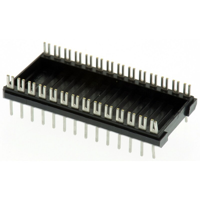 Aries Electronics 2.54mm Pitch 28 Way,Through Hole Mount IC Dip Header, Tin over Nickel, 2A
