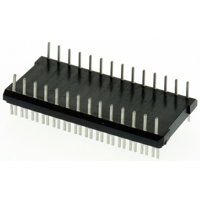 Aries Electronics 2.54mm Pitch 28 Way,Through Hole Mount IC Dip Header, Tin over Nickel, 2A