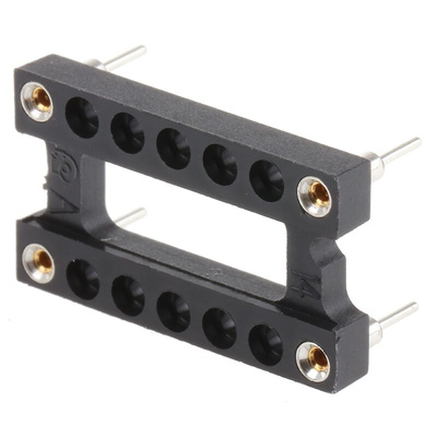 Aries Electronics 15.24mm Pitch 14 Way DIL Oscillator IC Socket
