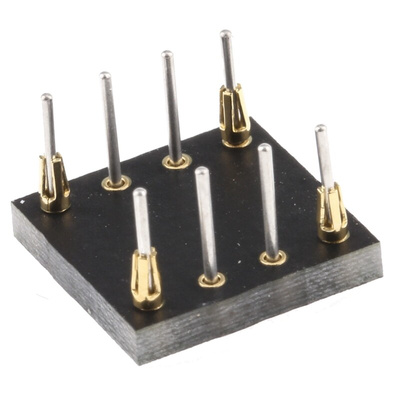 Winslow Straight Through Hole Mount 0.5 mm, 2.54 mm Pitch IC Socket Adapter, 8 Pin Female SOP to 8 Pin Male DIP