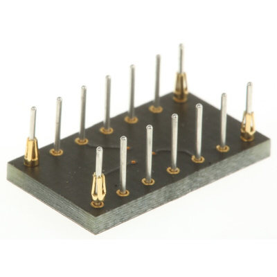 Winslow Straight Through Hole Mount 0.5 mm, 2.54 mm Pitch IC Socket Adapter, 14 Pin Female SOP to 14 Pin Male DIP