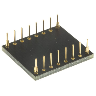 Winslow Straight Through Hole Mount 0.65 mm, 2.54 mm Pitch IC Socket Adapter, 16 Pin Female SOP to 16 Pin Male DIP