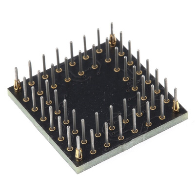 Winslow Straight Through Hole Mount 0.5 mm, 2.54 mm Pitch IC Socket Adapter, 48 Pin Female QFN to 48 Pin Male PGA