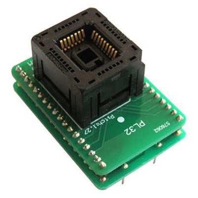 Seeit Straight Through Hole Mount IC Socket Adapter, 28/32 Pin Female DIP to 32 Pin Female PLCC