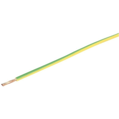 Prysmian 6491B H07Z-R Conduit Cable, 1.5 mm² CSA , 750 V, Green/Yellow LSZH 100m