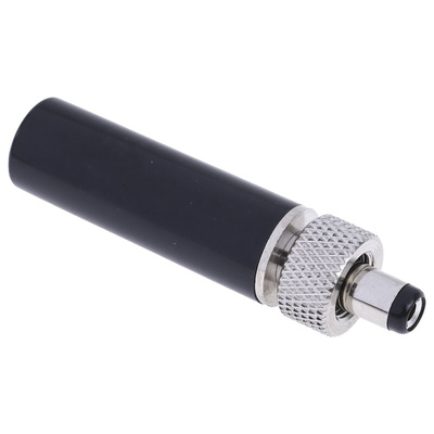 RS PRO DC Plug Rated At 5.0A, 12.0 V, Cable Mount, length 40.4mm, Nickel