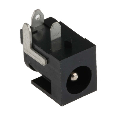 RS PRO Right Angle DC Socket Rated At 2.5A, 16.0 V, PCB Mount, length 14.5mm, Nickel