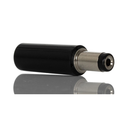 RS PRO DC Plug Rated At 5.0A, 12.0 V, Cable Mount, length 23.6mm, Nickel