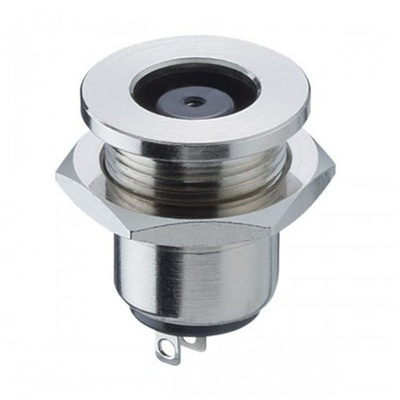 Lumberg, 1614 DC Socket Rated At 10.0A, 24.0 V, Snap-In, length 16.5mm, Nickel