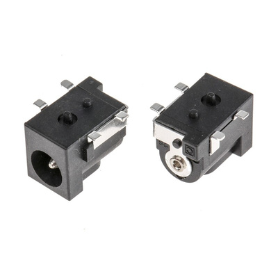 RS PRO DC Socket Rated At 2.0A, 12.0 V, PCB Mount, length 8.9mm, Nickel, Tin