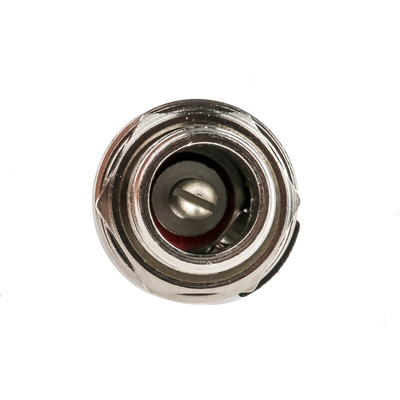 RS PRO DC Socket, Panel Mount, length 21.3mm, Gold, Nickel