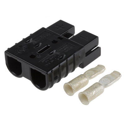Anderson Power Products, SB50 Series Male 2 Way Battery Connector, 50.0A, 600 V