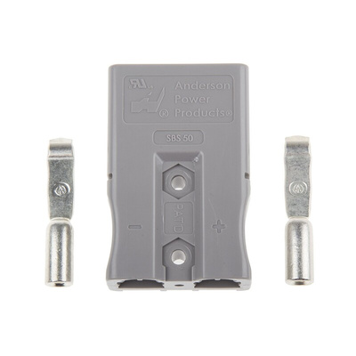Anderson Power Products, SBS Series Male 2 Way Battery Connector, 110A, 600 V