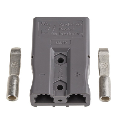 Anderson Power Products, SBS Series Male 2 Way Battery Connector, 110A, 600 V