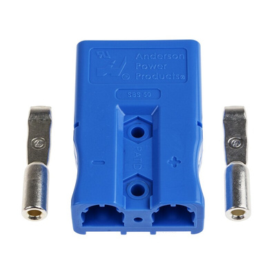 Anderson Power Products, SBS Series Male 2 Way Battery Connector, 110A, 600 V