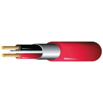 Prysmian 2 Core 2.5 mm² Power Cable, Red 100m, 27 A 500 V