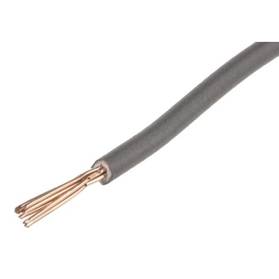 Prysmian 6491X H07V-R Conduit Cable, 2.5 mm² CSA , 750 V, Grey PVC 100m