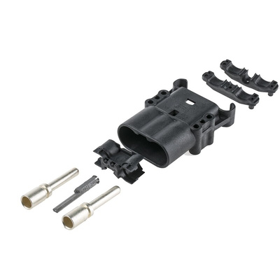 Anderson Power Products Male 2 Way Battery Connector, 340A, 600 V