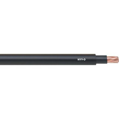 Lapp 3 Core 2.5 mm² Multicore Mains Power Cable, Black Polyvinyl Chloride PVC Sheath 50m, 25 A 1 kV, 600 V, NYY-J