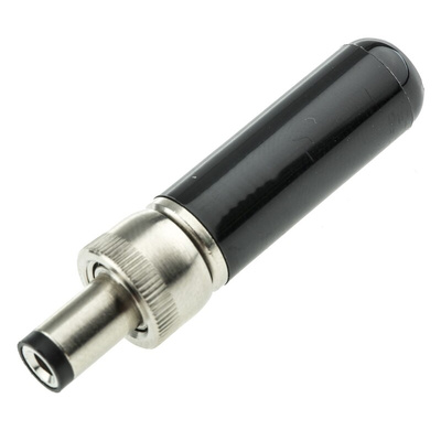 Switchcraft DC Plug Rated At 5.0A, Cable Mount, length 43.2mm, Tin