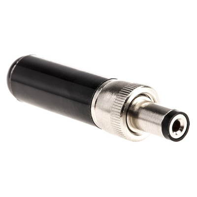 Switchcraft DC Plug Rated At 5.0A, Cable Mount, length 43.2mm, Tin