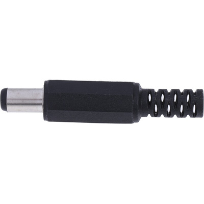 RS PRO DC Plug Rated At 1.0A, 12.0 V, Cable Mount, length 44.0mm, Nickel
