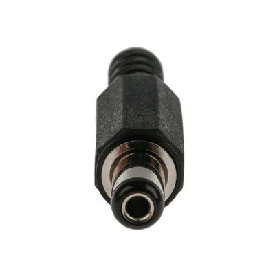 RS PRO DC Plug Rated At 1.0A, 12.0 V, Cable Mount, length 44.0mm, Nickel