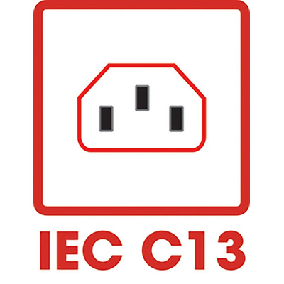 RS PRO C13 Panel Mount IEC Connector Socket, 10A, 250 V