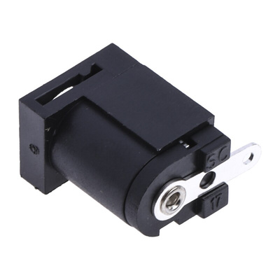 RS PRO Right Angle DC Socket Rated At 2.0A, 16.0 V, Panel Mount, length 15.2mm