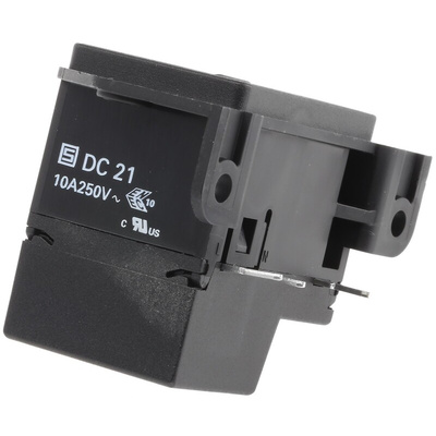 Schurter C14 Right Angle Panel Mount, PCB Mount IEC Connector Male, 11A, 250 V