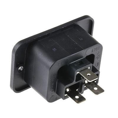 Schurter C19 Panel Mount IEC Connector Socket, 20A, 250 V
