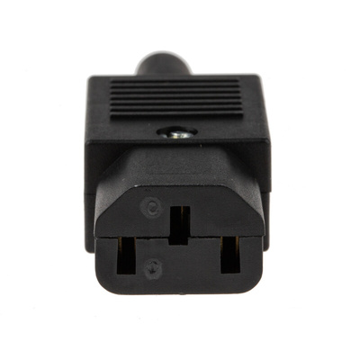 Bulgin C13 Cable Mount IEC Connector Socket, 10A, 250 V