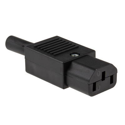 Bulgin C13 Cable Mount IEC Connector Socket, 10A, 250 V