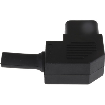 Bulgin C13 Right Angle Cable Mount IEC Connector Socket, 10A, 250 V