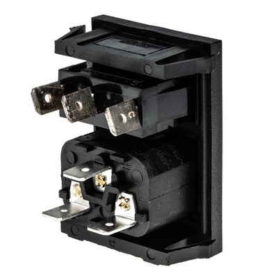 Bulgin C14 Snap-In IEC Connector Male, 10A, 250 V