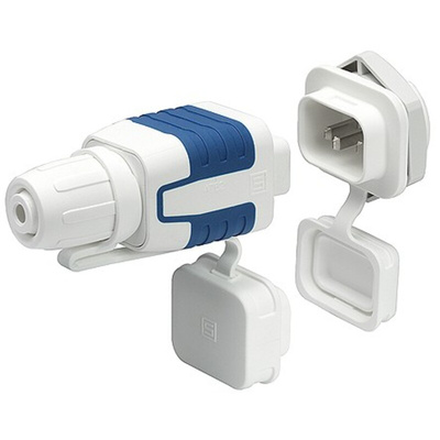 Schurter S16 Panel Mount IEC Connector Male, 10A, 250 V