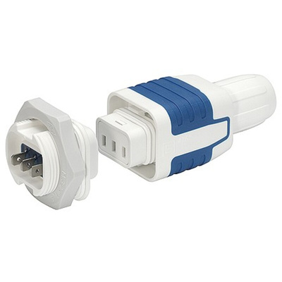 Schurter S16 Cable Mount, Panel Mount IEC Connector Male, 10A, 250 V