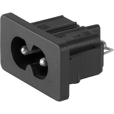 Schurter C8 Snap-In IEC Connector Male, 2.5A, 250 V